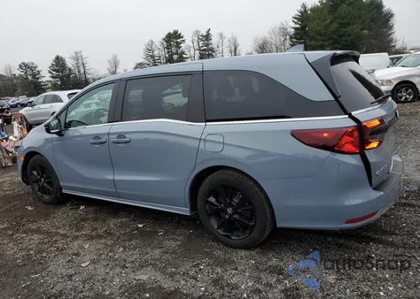 2024 Honda Odyssey Sport from USA, damaged, VIN 5FNRL6H79RB063292